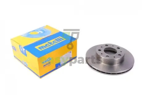 Диск гальмівний (передній) Citroen Jumper/Fiat Ducato/Peugeot Boxer 1.8t 94- (300x24) (вентильований) Metelli 23-0341