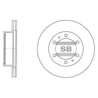 Гальмівний диск Hi-Q (SANGSIN) SD4011