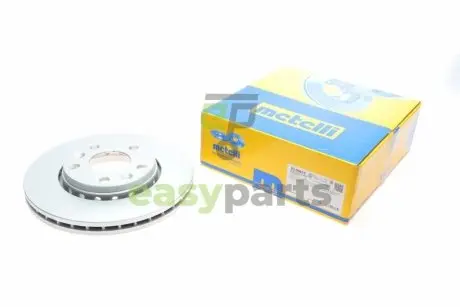 Диск гальмівний (передній) Renault Megane/Laguna/Scenic 08- (280x24) (с покр.) (вент.) Metelli 23-0981C
