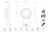 Диск гальм. передн. BMW E38 740d, 750i 94-01 (334*32) BOSCH 0986478623 (фото 1)