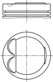 Поршень MAHLE / KNECHT 082 67 02