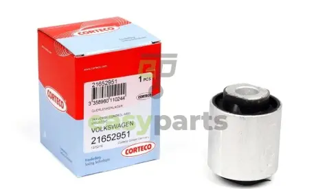 Сайлентблок важеля (переднього/знизу/ззаду) VW T4 90-03 CORTECO 21652951