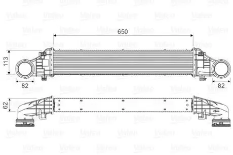 Интеркулер Valeo 818587