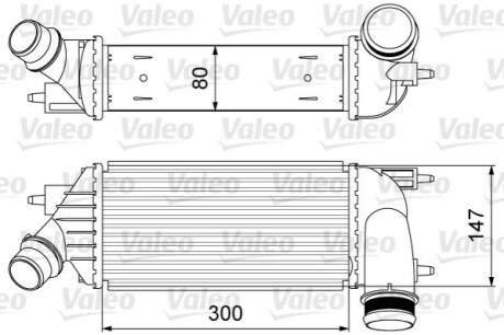 Интеркулер Valeo 818583