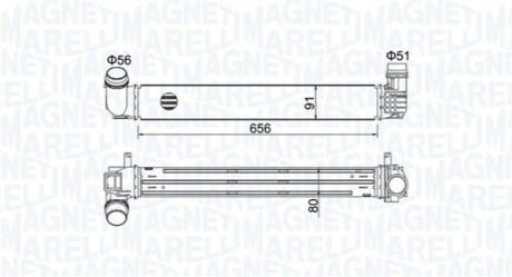 Интеркулер MAGNETI MARELLI 351319204730