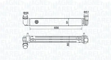 Интеркулер MAGNETI MARELLI 351319204730