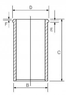 Гільза циліндра AE SU351238
