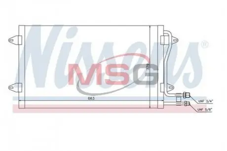 Радиатор NISSENS 94258