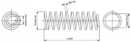 Пружина MONROE SP2578