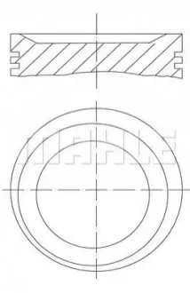 Поршень MAHLE / KNECHT 011 75 01