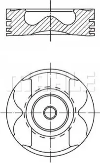 Поршень MAHLE / KNECHT 004 57 03