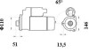 Стартер MAHLE / KNECHT MS 760 (фото 2)