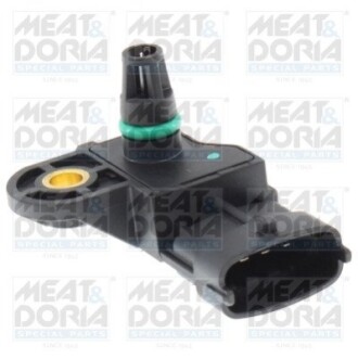 MEATDORIA FIAT Датчик тиску надддуву Alfa Romeo 147/156/159,Chevrolet Cruze,Citroen Jumper,Fiat Bravo,Croma,Doblo,Ducato,Fiorino,Ford Focus,Kuga II,Mondeo V,Honda Acord VII,VIII,CR-V II,III,Opel Astra H/J,Insignia,Meriva,Vectra C MEAT&DORIA 82143E