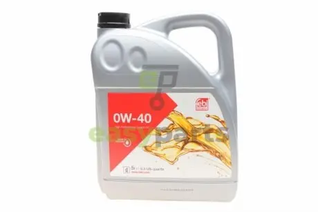 Олива мот 0W40 5L MB 229.5, MB 229.3, VW 502.00, VW 505.00 FEBI BILSTEIN 101142