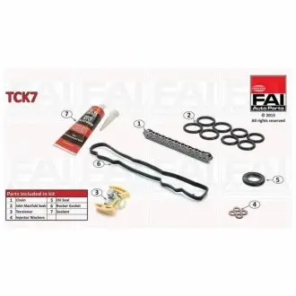 Повний к-кт (ланцюг,натяжник,прокладки, сальник,гермет.) Ford Focus II, Citroen Berlingo, Ford Focus C-MAX 1.6-2.0 HDI 16V FAI TCK7