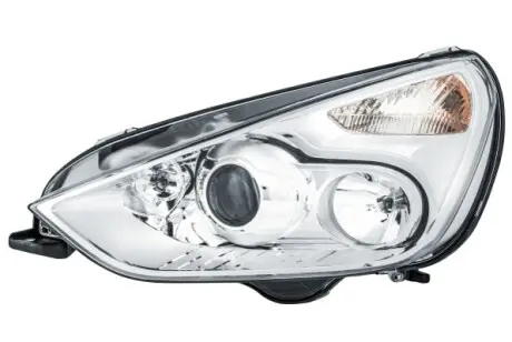 FORD фара основна Bi-Xenon з мотором,без газоразр.лампи з лампами розжарювання,без предвк.приладу D1S/H1 PY21W лів.Galaxy,S-Max 06- HELLA 1ZS 009 250-791