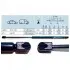 Газовий амортизатор (GAS SPRING) L549 DAEWOO NEXIA/CIELO 02/95- TAILGATE - HATCHBACK [430719003100] MAGNETI MARELLI GS0031 (фото 1)