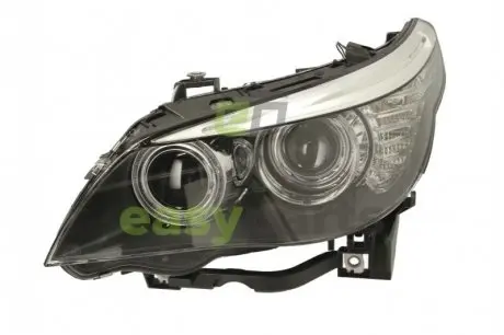 BMW Фара основная Bi-Xenon с мотором,без ламп,без предвкл.прибора D1S H8 PY21W с девн.светом лів.5 E60 07- HELLA 1EL 164 907-001