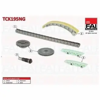 К-кт ланцюга ГРМ низ. (EURO4) ГРМ CITROEN JUMPER 3.0HDi 06- FIAT DUCATO 3.0D 10- FAI TCK195NG