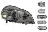 DB фара основна Bi-Xenon з мотором,без предвк.приладу з лампами D2S/H1 PY21W W5W WY5W лів.GL X164 07- HELLA 1ZS 263 400-411 (фото 2)