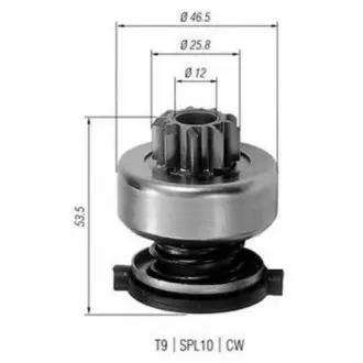Бендикс (z=9) AUDI 1,6-2,0 OPEL 1,8/2,0 VW RENAULT 1,8/2,0 FIAT PEUGEOT SEAT [940113020226] MAGNETI MARELLI AMB0226