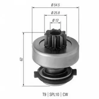 Бендикс (z=9) 2,4D/TD LT 82- AUDI 100 2,0D FIAT 1,9D LANCIA 1,9D VOLVO [940113020192] MAGNETI MARELLI AMB0192