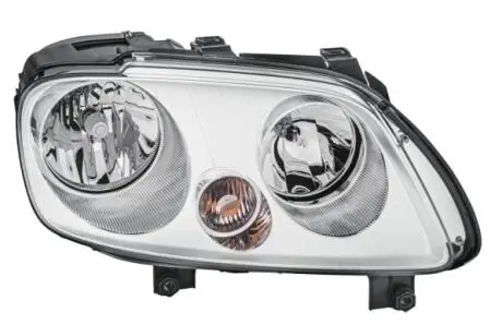 VW фара основна галоген (Visteon) з мотором,без ламп H7/H1 PY21W W5W прав.Caddy III,Touran 04- HELLA 1EE 010 203-021