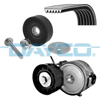 FORD К-кт поліклинового ременя(ремінь + Натягувач + ролик) MONDEO IV, VOLVO S80 II, V70 III 2.0TDI DAYCO KPV397