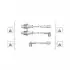 Комплект високовольтних проводів CITROEN BX, ZX PEUGEOT 205, 309, 405 [941319170118] MAGNETI MARELLI MSQ0118 (фото 1)