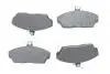 Колодки гальмівні (передні) Honda Civic VI/VII 94-05/Concerto 89-95/Rover 400 90-00 (17.5x129.3x68.6) BOSCH 0986495233 (фото 1)