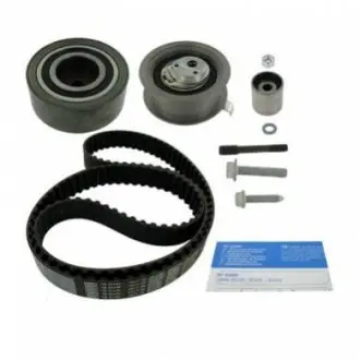 К-кт. ГРМ (рем.+3шт.ролик+кріплення) AUDI A3 1,9TDI VW 1,9TDI/SDI SEAT SKODA Octavia, Fabia SKF VKMA 01130
