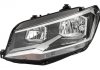 HELLA VW фара основна галоген з лампами,мотором,H7/H7 W21/5W з денний.світлом лів.Caddy IV 15- 1EA 012 286-051