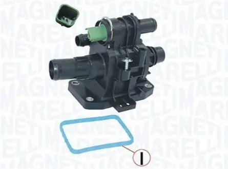 Фото 1 - citroen термостат з корпусом berlingo 1,6hdi 05-, ford 1,4-1,6tdci 04-, fiat. MAGNETI MARELLI TE0157 CITROEN термостат з корпусом Berlingo 1,6HDI 05-, FORD 1,4-1,6TDCI 04-, FIAT. MAGNETI MARELLI TE0157 (фото 1)