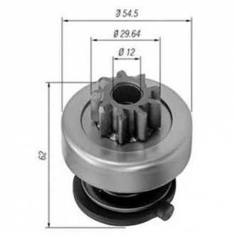 Бендикс (z=9) BMW E30/32 RENAULT 2,2D Espace, Laguna, Safrane [940113020167] MAGNETI MARELLI AMB0167