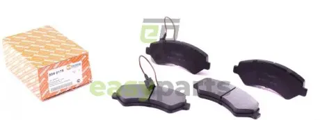 Тормозные колодки пер. Citroen Jumper/Fiat Ducato/Peugeot Boxer 2.0-3.0HDi 06- R16 AUTOTECHTEILE 504 0175