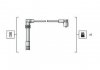 Комплект високовольтних проводів AUDI A4,A6,A8, VW PASSAT [941318111162] MAGNETI MARELLI MSK1162 (фото 1)