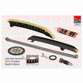 VW К-кт ланцюга Audi A3,Skoda Fabia II,Rapid,Octavia II,Caddy III,Golf VI,Touran 1.2TSI FAI TCK208L