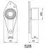 RENAULT натяжний ролик Clio 1,7/1,9D/Laguna 1,8-2,0/R9/11/19/21,Trafic,Volvo JAPANPARTS BE-528 (фото 2)