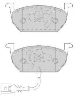 Комплект тормозных колодок, дисковый тормоз Jurid 573606J (фото 1)