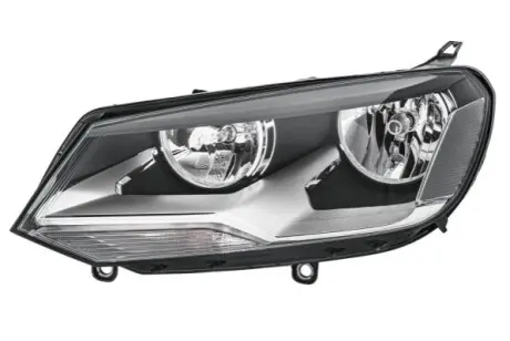VW Фара основная галоген с мотором,с лампами H15 H7/H7 W5W WY21W лів.Touareg 10- HELLA 1EJ 010 328-211