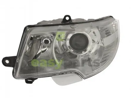 SKODA фара основна галоген з мотором,без ламп H7/H3 W16W W5W лів.SuperB II 08- HELLA 1EL 247 047-251