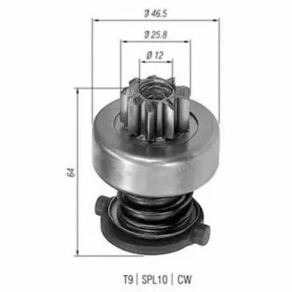 Бендикс (z=9) OPEL 1,6D/1,7D VW Passat 1,6D AUDI 1,6D [940113020122] MAGNETI MARELLI AMB0122