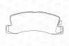 TOYOTA гальмівні колодки задн.Camry,Avensis,Carina II,E,Corolla,Lexus ES,RX CHAMPION 572188CH (фото 2)