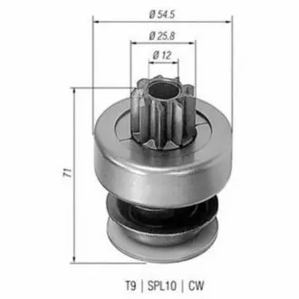 Бендикс (z=9) VW LT 2,4D AUDI-100D/TD DB 200-300D/TD [940113020061] MAGNETI MARELLI AMB0061