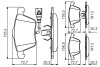 Гальмівні колодки перед. AUDI A3/TT VW Golf V, Passat 05- SEAT Leon (з датчик.) BOSCH 0986495356 (фото 1)