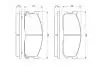 MAZDA колодки гальмівні передні E2200, ASIA мот. Hi-Topic 2.7D 05.93-12.98 BOSCH 0986460020 (фото 4)