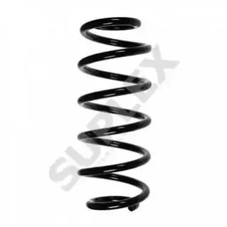 VW пружина передня L=348mm Audi A6,Passat,Skoda Superb (жовтий/коричн.) SUPLEX 03190