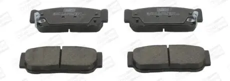 KIA Тормозные колодки задн.Sorento 02-,SsangYong Rexton,Kyron,Rodius 05- CHAMPION 573676CH