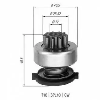 Бендикс (z=10) FORD 1,2-1,6i: Fiesta, Focus 95- [940113020309] MAGNETI MARELLI AMB0309