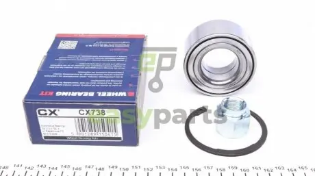 Підшипник маточини (передньої) Citroen C3/Peugeot 207/208 02- (37x72x33) (+ABS)(к-кт) CX CX738